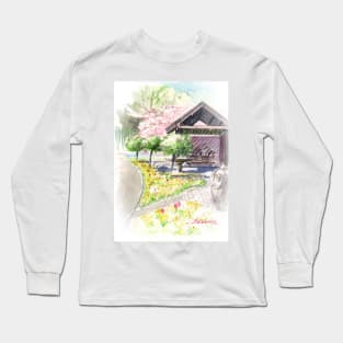 Spring in Maxell Cherry Gardens Long Sleeve T-Shirt